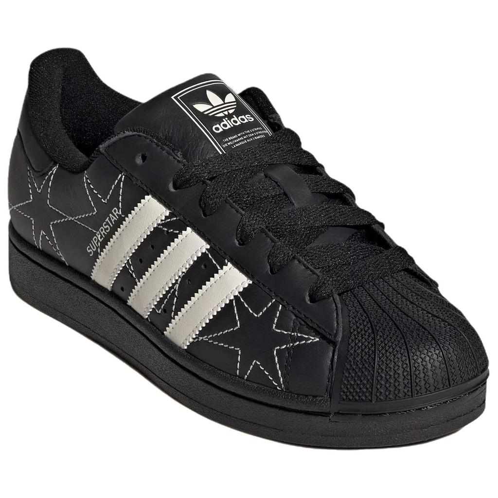 Adidas Originals Superstar 2 Classic Comfortable Skate Shoes Women Sneakers Black White IH4124