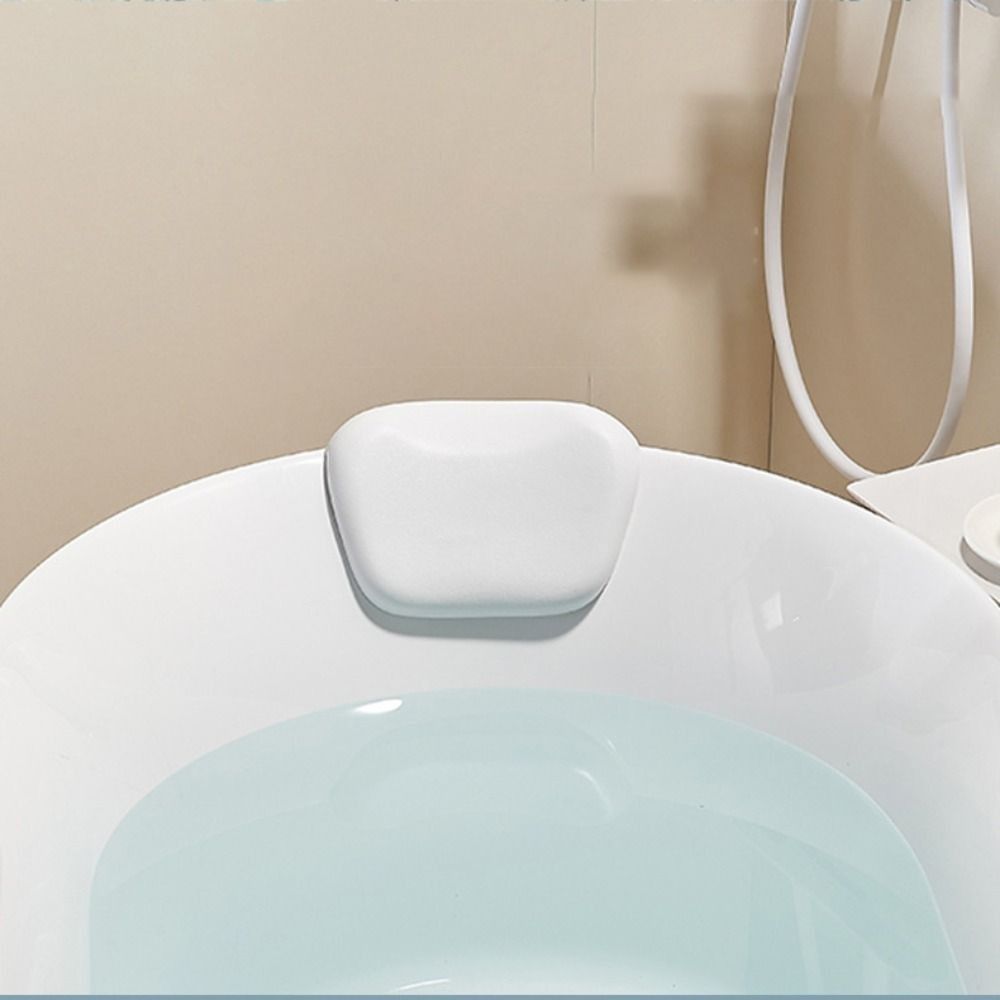 Non-slip Bathtub Pillow Ergonomic Design Neck Bathtub Cushion Practical SPA Pillow  Bathroom