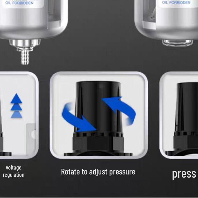 Pneumatic Air Compressor Oil-Water Separator & Pressure Reducing Valve Lubricator SFC/AD Series