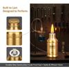 1 Stück tragbare Aluminiumlegierungslampe Alkohol-Flüssigkocher 50ML Kocher Alkohollampe für Outdoor-Survival Camping Labor Lehre