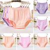 And Elderly Mother Plus Size Cotton Panties Flower Panties Elderly Underwear Female Lingerie