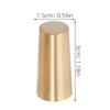 8Pcs Brass Craft Accessories - Premium Solid Brass Conical Feet for Wooden Trays Cutting Boards Jewelry Box Display Riser