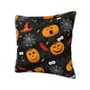 Halloween Kids Orange Cute Ghost Pillow Case Vintage Pillow Cover Soft Printed Cushion Cover Pillowcases For Living Room Chair