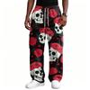 Men's Loose Fit Wide Leg Casual Pants Streetwear Comfortable Trousers