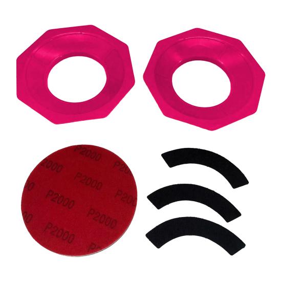 2Pcs Bowling Ball Stand Pad Holder Precision Surface Universal Sanding Maintenance Tool Bowling Cleaning розы красного