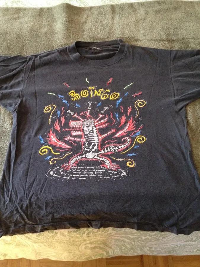 Weird Science Oingo Boingo Band Black T-shirt Cotton S5XL M