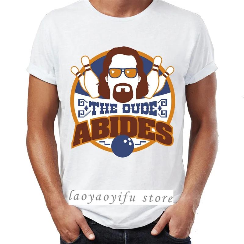 Men Women TShirts The The Big Lebowski The Dude Abide Walter The Jesus Artsy Awesome Artwork Print Tops Unisex Summer XS-4XL