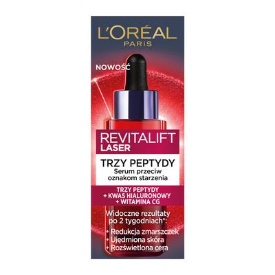 Loreal Revitalift Laser Tri-peptides Serum Against Signs of Aging - Three Peptides+hyaluronic Acid+vitamin Cg 30ml