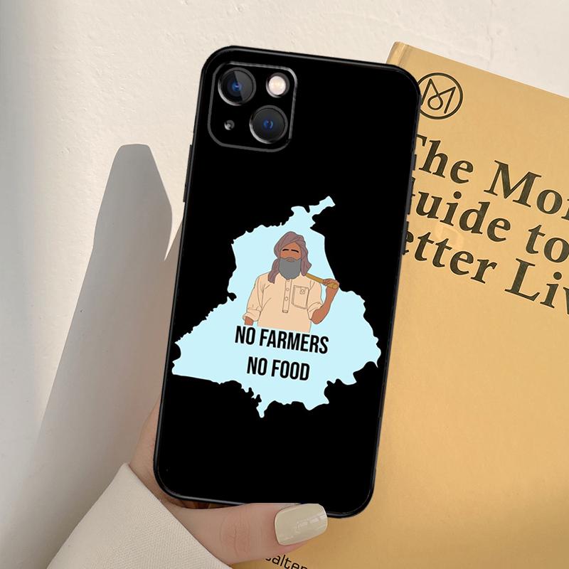Punjab Map Outline Phone Case For iPhone 16 15 14 Pro Max Plus 12 11 13 Pro Max 12 Mini 13 Mini Cover