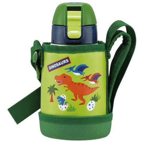 

Skater Dinosaur Water Bottle, 400ml, for Boys, with Cover, KSTCH4-A