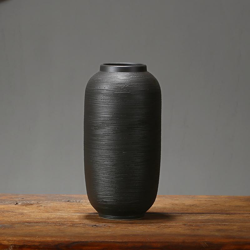 Contemporary Ceramic Floral Vase for Living Room Décor