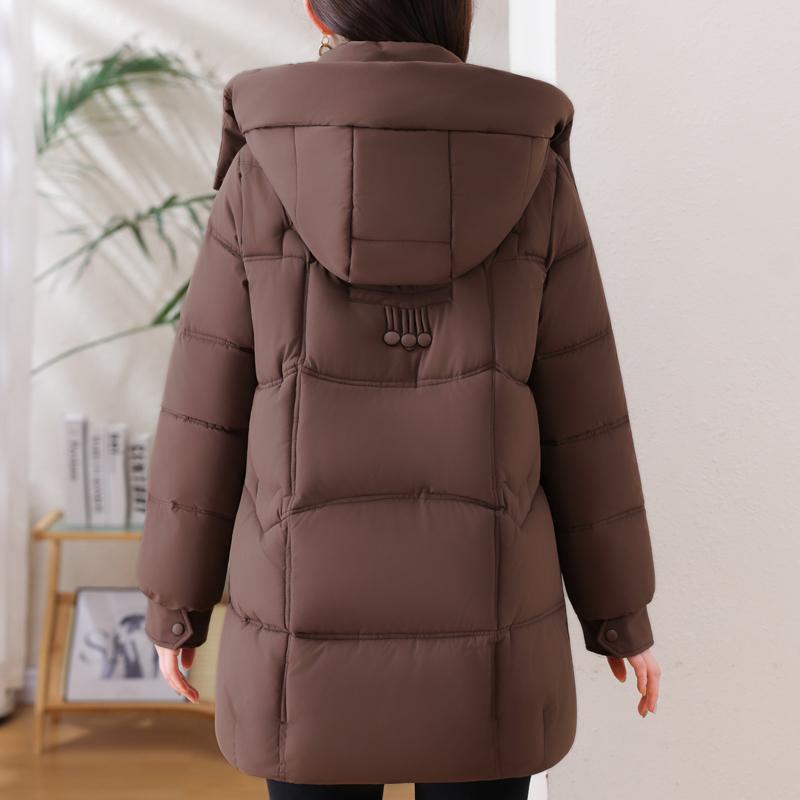 Fashion Women Winter Coats Hooded Loose Thick Warm Long Parkas Female Jackets
