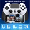 Sungale PS4 Controller 2025 Upgraded with Back Bluetooth Macro 1000mAh Compatible with Headphone Hole PC 16 Hours of Continuous Japanese Instruction