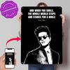 Bruno Mars Quotes Personalized D Textured Metal Poster Wall Art Vintage Tin Signs for House Interior Decoration Living Room