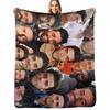 Oscar Issac Fotocollage Decke Flauschige Pelzige Weiche Decke für Schlafzimmer Wohnzimmer