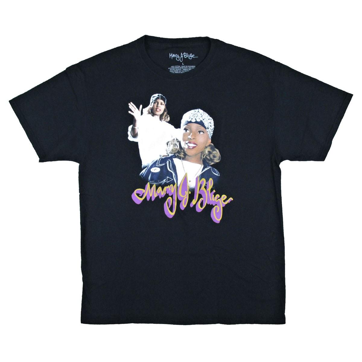 Men s Mary J. Blige Bandana Tee T-shirt Medium Black L