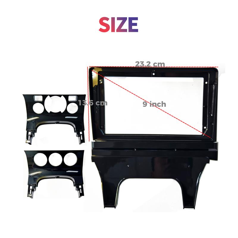 2Din 9inch Car Radio Fascias Installation Dash Frame For Peugeot 3008 5008 2009-2016  Panel DVD Gps Mp5 Android Player Trim