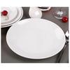 Shangpin A8 White Melamine Round Dinner Plate