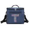 Insulated Bags Portable Shoulder Lunch Bag Waterproof Cooler Box Thermal Organizer Handbag for Men and Women Text Letter Pattern