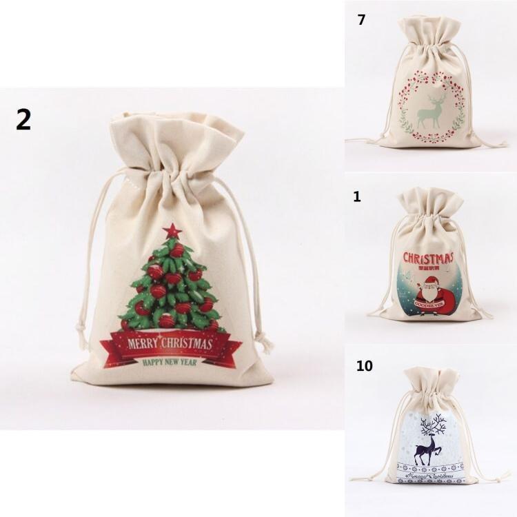 Premium Quality Canvas Christmas Gift Bag Ideal For Festive Holiday Gifting