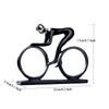 Home Decor Modern Abstract Resin Bicycler Cyclist Statue Bicycle Rider Statue Bike Racer Rider Figurine Office Living Room Decor