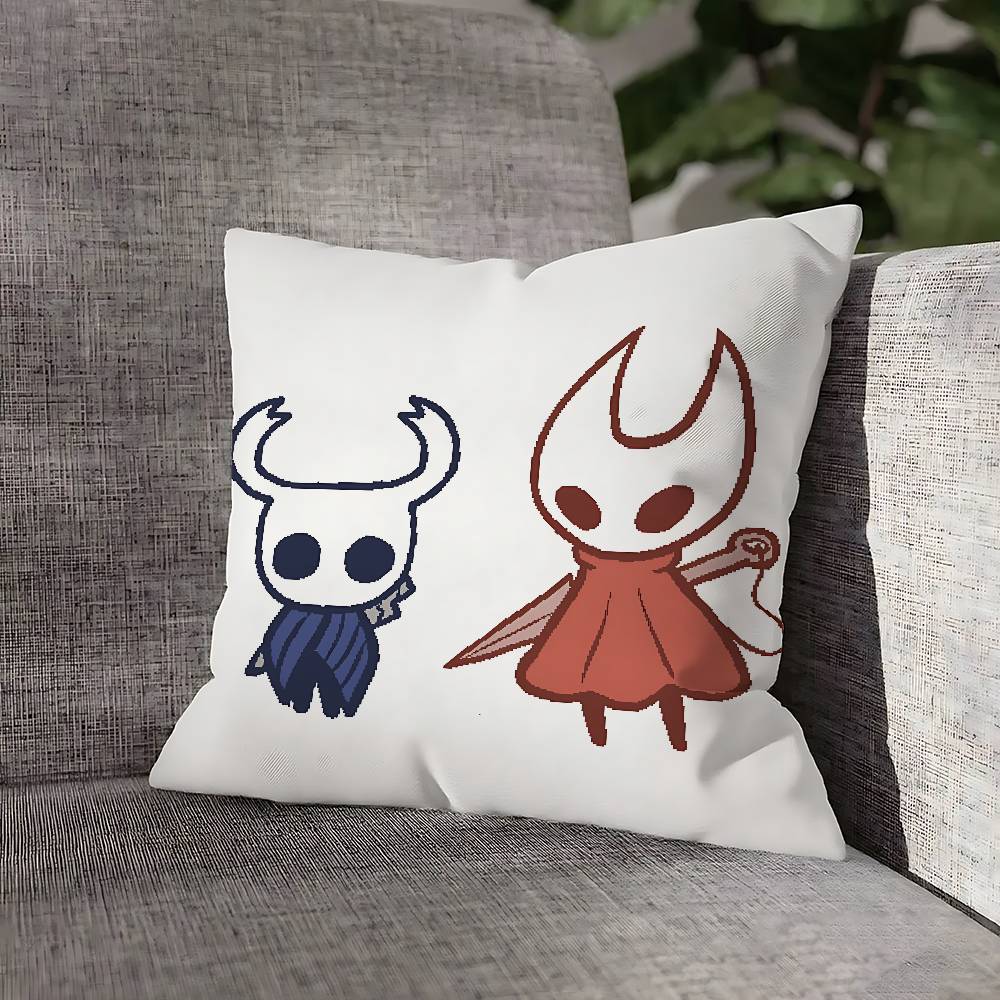 H-Hollow K-Knight Cute Icon Pillow Case For Sofa Decor Car Office Room Printing Cushion Cover Decorations and Protector