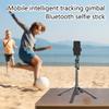 Mobile Phone Smart Tracking Gimbal Bluetooth Selfie Stick Retractable Light Filling Portable
