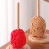 360 Degree Rotating Wooden Yarn Organiser Holder Thread Spool Stand for Knitting Weaving Crochet Crafting Project