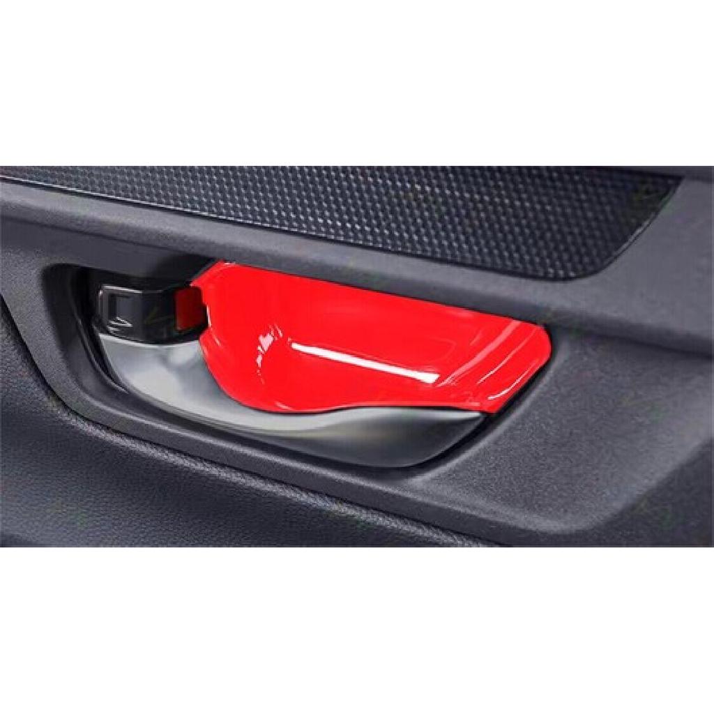 Inner Door Handle Bowl Panel Cover 4PCS For Honda CR-V CRV -2024 Bright Red