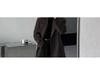 Men's Black Mid-Length Woolen Trench Coat – Autumn/Winter Loose Fit, Thickened Korean Style.