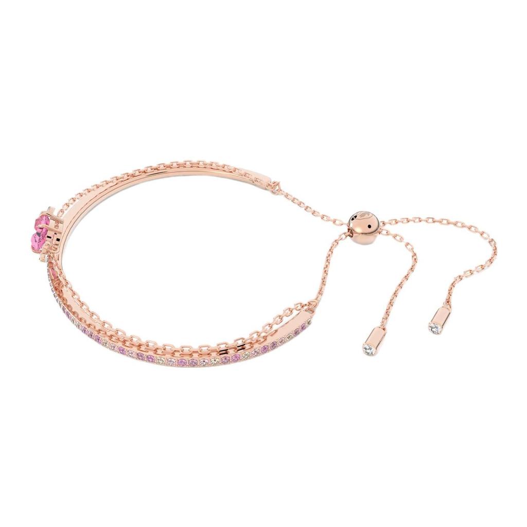 Swarovski Gema Candy Pink Rose Gold Tone Crystal Bracelet Women bracelet 5630874