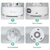 16 Colors Ocean Wave Projector Light Remote Control Water Ripple Lamp 3D Aurora Light  Home Decor