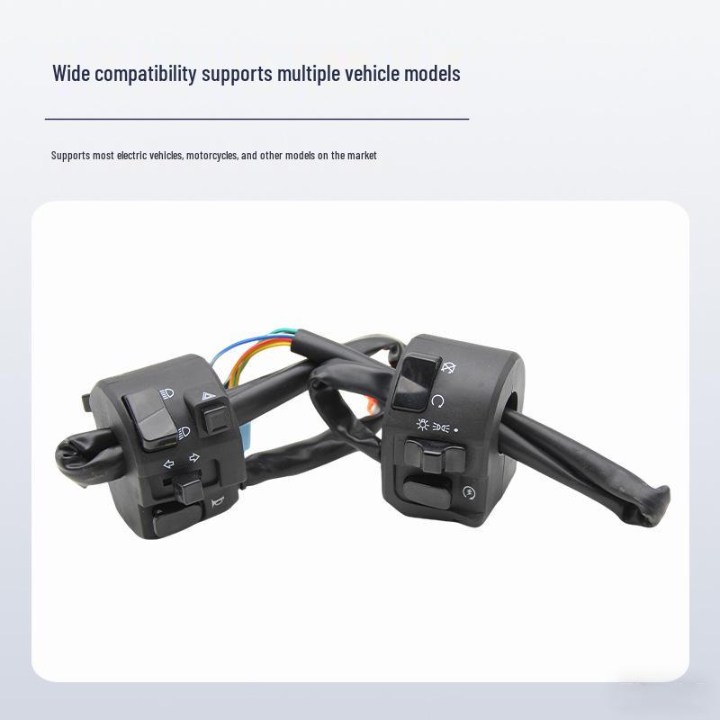 Блок выключателей на руле NMAX-155: Запуск, Стоп, Фары, Звуковой сигнал, Аварийная сигнализация 2.2