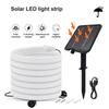 Solar Powered Neon Strip DC 24V IP67 Waterproof Warm/Cold White Flexible Ribbon Rope LED Light Outdoor Garden Decor Lamp