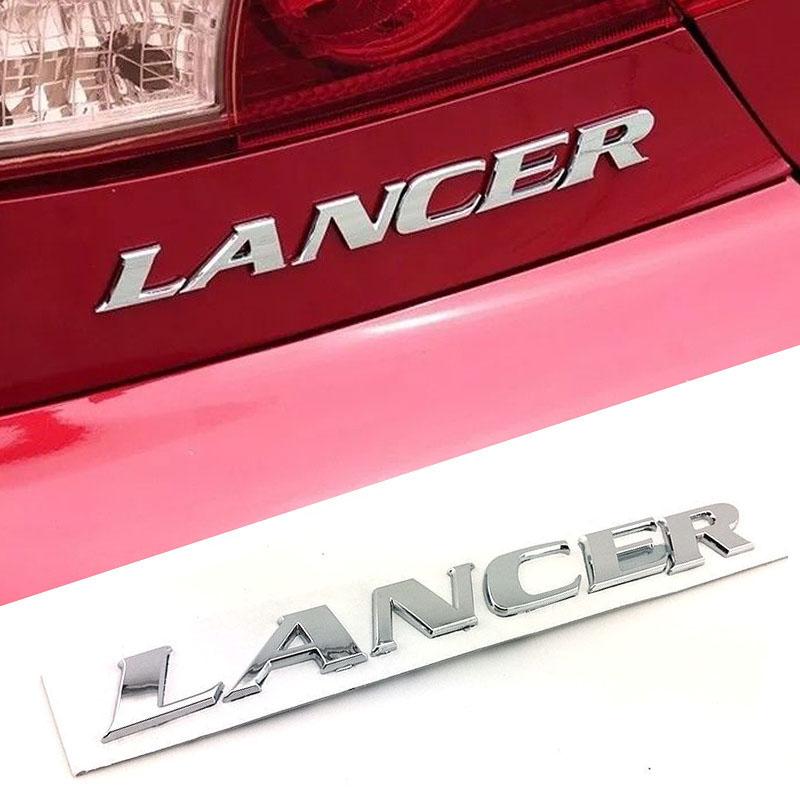 3D ABS Auto Styling Achterklep Embleem Stickers voor Mitsubishi Lancer Badge Naamplaat Gemodificeerde Zijbadge Buitenaccessoires