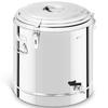 Catering Thermos with a Tap for Transporting Drinks, Steel, 50L