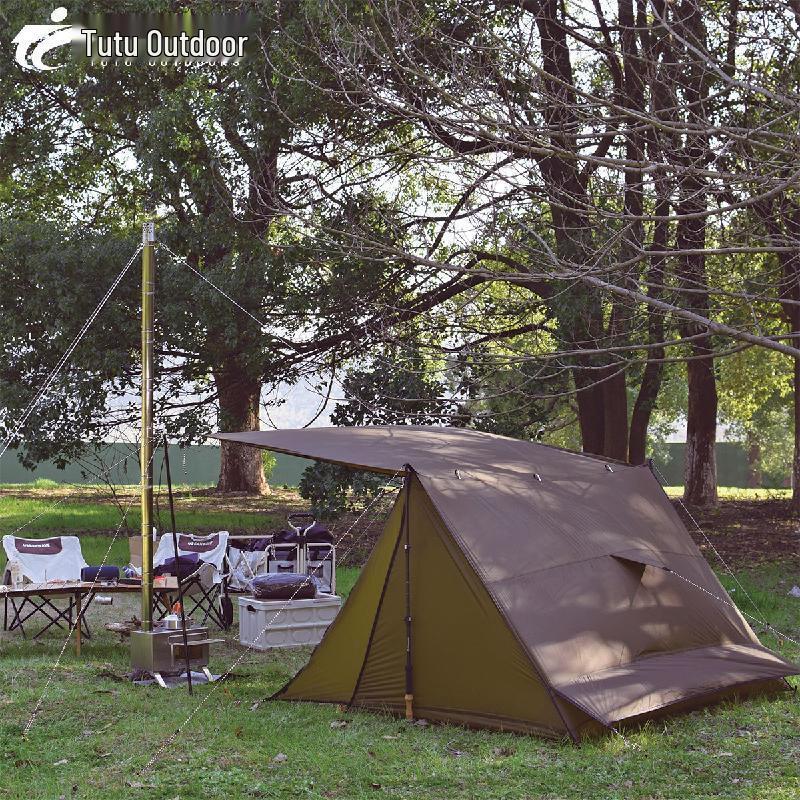 YUNMING Outdoor Camping Tent & Tarp Combo