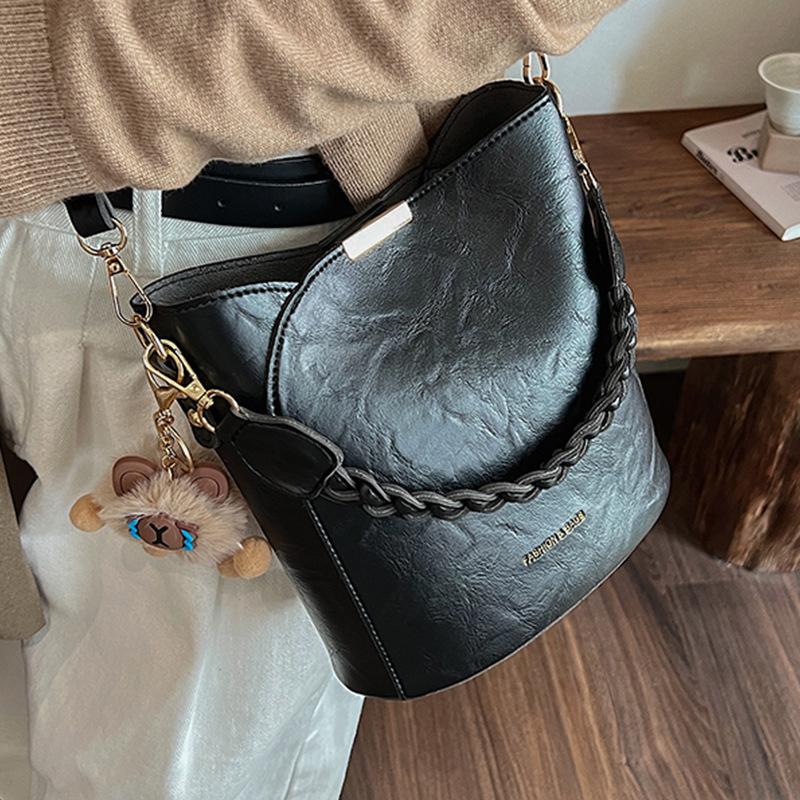 Fashionable Handbag - Niche Design - Single Shoulder Crossbody Bag - Bucket Bag