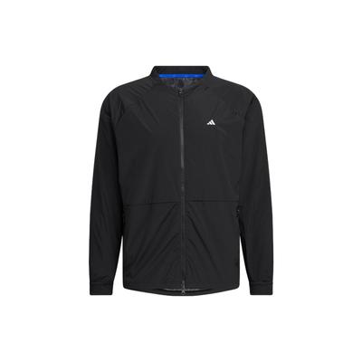 Chaqueta Cortavientos Declaración Color Sólido Logo Chaqueta Deportiva de Golf para Hombre Chaqueta Negra HT0005