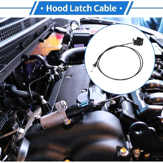 Hood Release Cable No.BP4K56720 Hood Latch Cable for Mazda 3 2004-2009 1 Pcs