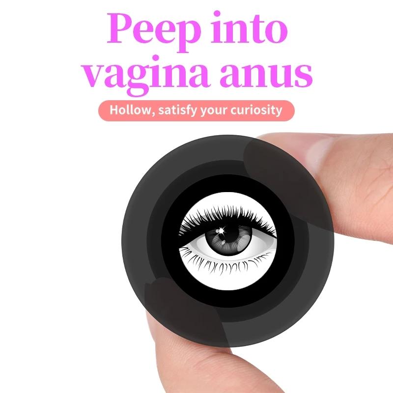Hollow Anal Plug Anal Extender Dilator Butt Plug Peep Vagina and Aual Enema Sex Toys for Men Gay Sex Products Plug with