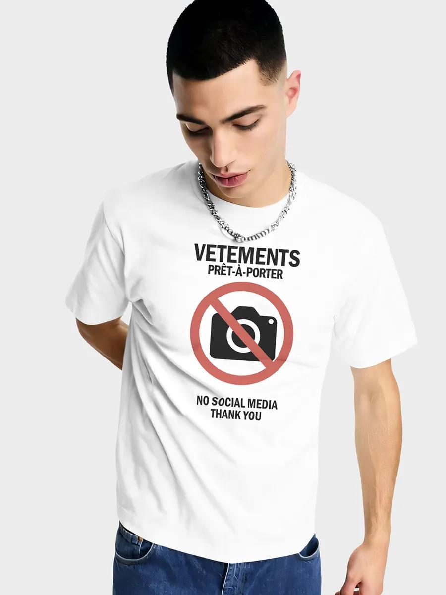 Oversized T-shirt with print The Moment 2XL