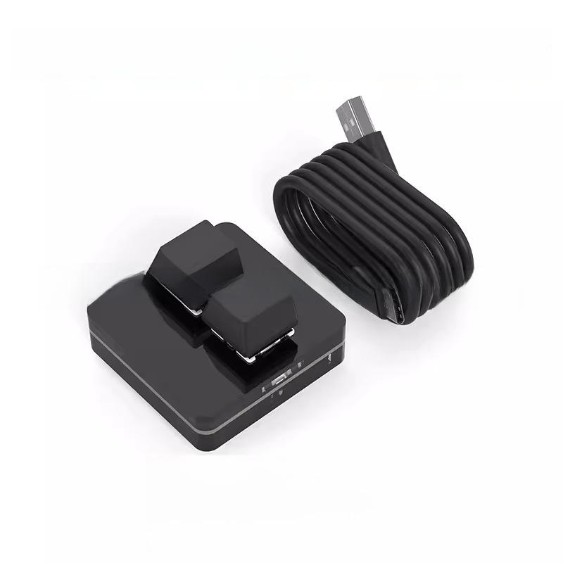 

Полностью настраиваемая клавиатура: копировать в один клик, вставить, вырезать, выбрать все, ввести; идеально подходит для аудио, игр и офисного использования. Механическая клавиатура.