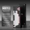 Three Mode 87 Keys RGB Backlit Mechanical Gaming Keyboard USB-C Programmable Adjustable Tilt Customized Switch, PBT Keycaps Hot