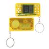 Mini Transparent Tetris Game Keychain - Classic Nostalgic Toy for Students