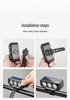 900 Lumen Solar Bike Headlight with USB Charging, High/Low Beam, Horn, and Long Battery for Night Riding