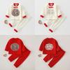 Baby Newborn Cotton Pajama Set With Breathable Fabric For Spring And Autumn Comfort