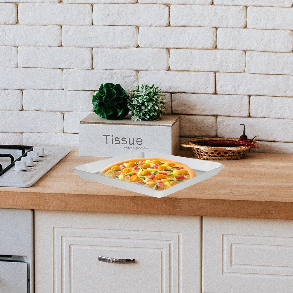 1Pcs Elegant Perforated Pizza Tray Aluminum Alloy Baking Pan Fast Baking Non-Stick Easy Demoulding Kitchen Gadget for Pizza
