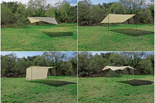 Captain Stag Rectangular Tarp UA-1089