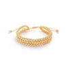 Virgin Mary Woven Pearl Bracelet: European & American Layered Jewelry for Autumn & Winter